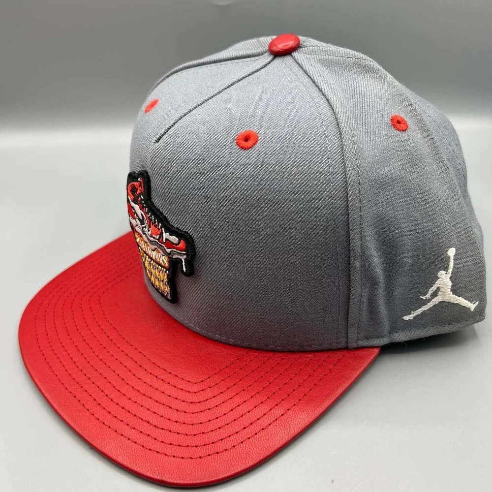 Air Jordan Hat Men Gray‎ Red Sundae League 23 Flavors Jumpman Snap Back Cap